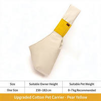 Sac de transport léger en coton pour chien et chat jusqu'à 9 kg, bandoulière large réglable, sacoche croisée pour animaux de compagnie, vente en gros