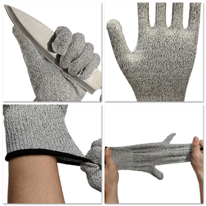 Gants de sécurité <span class=keywords><strong>anti</strong></span>-<span class=keywords><strong>coupure</strong></span> légers de niveau 5 Gants de protection pour la <span class=keywords><strong>cuisine</strong></span> écaillage du poisson - Product Image 3