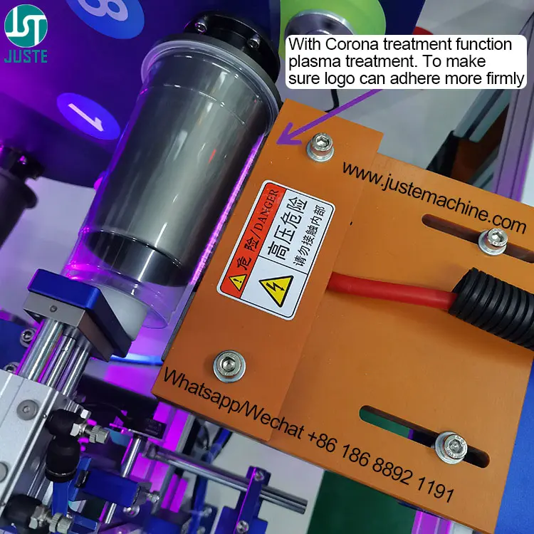 Döner sistemli tam otomatik pnömatik silindirik ekran yazıcısı serigraelectronic elektronik otomatik serigrafi baskı makinesi