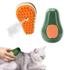 2024 New Pet Dog Katzen spray Reiniger Bade pflege USB Steam Comb Cat Steamy Brush für Katzen massage