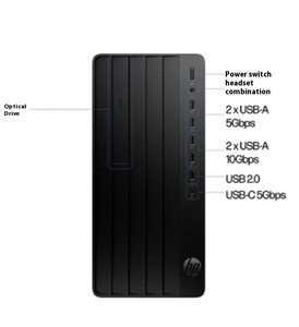 Ordinateur de bureau HPE Pro Tower 288 G9 E, unité centrale unique, processeur i3-13100, 8 Go de RAM, SSD 512 Go, PC HPE 288 G9 - Product Image 5
