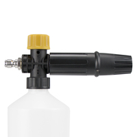 Lance à mousse de neige Karch 1L en laiton pour nettoyeurs haute pression, outil de nettoyage automobile