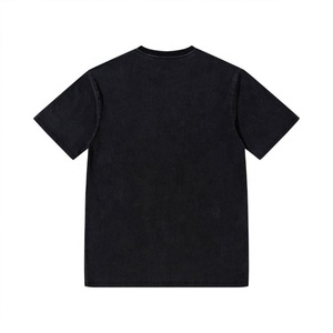 Camiseta de hombre con estampado Digital colorido de gran tamaño y peso pesado de 100% algodón - Product Image 2