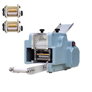 Máquina para hacer fideos con envoltorio de bola de masa hervida Siomai Wonton cuadrado redondo 220V nuevo escritorio para tienda de bolas de masa hervida tienda de alimentos para <span class=keywords><strong>Pizza</strong></span> también - Product Image 3