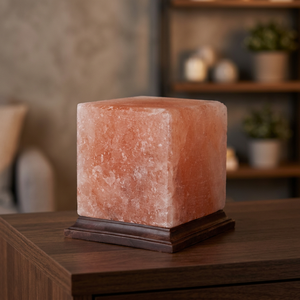 Himalayan Salt Lamp <b>Cube</b> Natural Crystal Salt Modern Home Decor Night <b>Light</b> Feng Shui Portable Handmade Wholesale Bulk OEM - Product Image 2