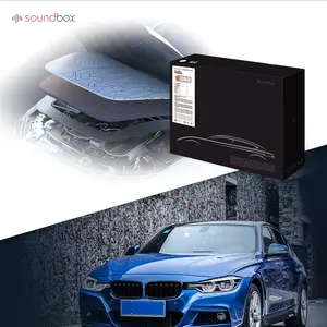 Kit de capô de redução de ruído de carro em tecido de amortecimento de som, com faixa amortecente 1mm IIR e algodão acústico/