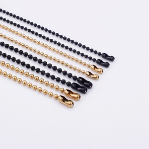 Multi-Specification Stainless Steel Ball Necklace with <b>Titanium</b> Pendant <b>Chain</b> Premium Jewelry Findings Component Stock - Product Image 3