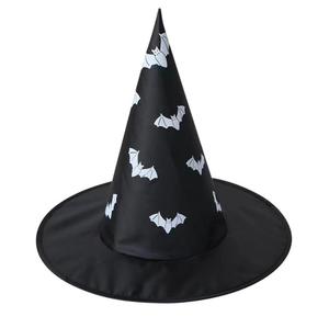 Sombrero <span class=keywords><strong>de</strong></span> Mago <span class=keywords><strong>de</strong></span> bruja negra con impresiones <span class=keywords><strong>de</strong></span> murciélago <span class=keywords><strong>de</strong></span> telaraña <span class=keywords><strong>de</strong></span> calabaza decoración <span class=keywords><strong>de</strong></span> Halloween y accesorios <span class=keywords><strong>de</strong></span> disfraz <span class=keywords><strong>de</strong></span> Cosplay - Product Image 5
