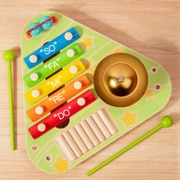Wooden Multifunctional Musical Instrument Toys for Toddlers, Wooden Music Kit with Xylophone, Preschool Educational Sensory Toys