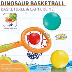 KSF Jouets <span class=keywords><strong>de</strong></span> basket-ball pour salle <span class=keywords><strong>de</strong></span> <span class=keywords><strong>bain</strong></span> pour enfants <span class=keywords><strong>de</strong></span> 3 à 6 ans Hauteur réglable Coordination œil-main Exercice Squeeze Caoutchouc personnalisé - Product Image 3
