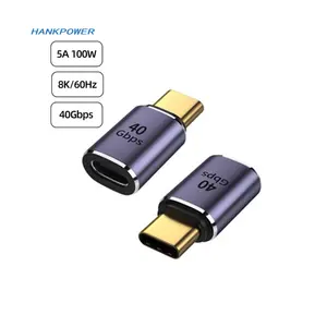 Adattatore USB4 tipo C OTG 40Gbps Tablet a trasferimento rapido dati 8K 120Hz USB-C supporto convertitore di ricarica 100W ricarica Ultra veloce