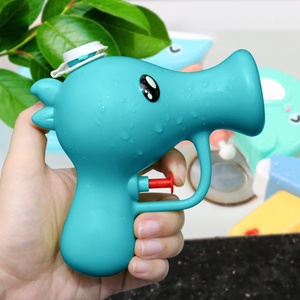 Ensemble de jouets de plage en plastique pour enfants, design animaux mignons, jouet d'extérieur estival pour bébés garçons et filles - Product Image 1