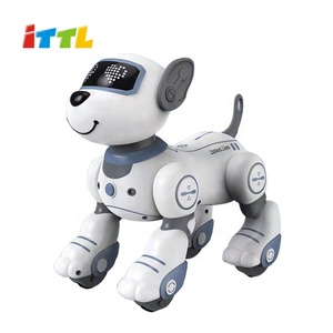<span class=keywords><strong>Chien</strong></span> rc intelligent de qualité supérieure avec musique légère pour danser et se tenir à l'envers, avec câble USB - Product Image 1