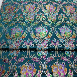 Tela de Brocado con Diseño Floral Oriental de Alta Calidad a Precio Competitivo, Novedad para Ropa y Disfraces Vintage de Dama - Product Image 5
