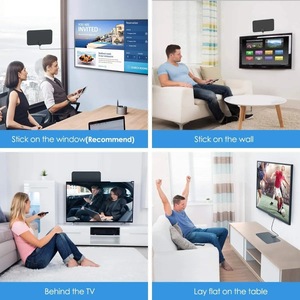 <span class=keywords><strong>Antena</strong></span> <span class=keywords><strong>de</strong></span> <span class=keywords><strong>TV</strong></span> Digital Portátil <span class=keywords><strong>de</strong></span> Alta Calidad, <span class=keywords><strong>Amplificador</strong></span> <span class=keywords><strong>de</strong></span> Señal VHF UHF DVB-T, <span class=keywords><strong>Antena</strong></span> Plana para Interiores, 4K HDTV, Ganancia <span class=keywords><strong>de</strong></span> 25dbi, Conector F+IEC - Product Image 6