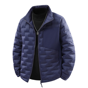 Veste pour homme, veste ultra légère pliable avec sac portable, vêtements d'hiver pour homme, grande taille - Product Image 5