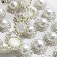 Nouveau design JP Shiny Beauty Coupe en strass de 10 mètres avec perle pour robe de danse