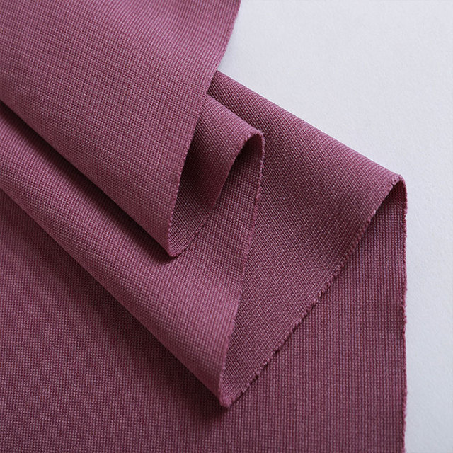 Customizable 200-420g Twisted Roman Cloth 95 Polyester 5 Spandex Roman Cloth Double-sided Knitted Ponte De Roma Fabric