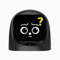 Ornamen Mobil Hewan Peliharaan AI Lintas Batas, Robot Xiaozhi Emosional untuk Meja Kerja, Bahan ABS Buatan Shenzhen, Jam Alarm Aktif Suara