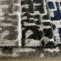 Tela de Chenilla Jacquard de Algodón y Lino Mezclado para Tapicería de Muebles, Estilo Moderno, de Alta Calidad, Teñida con Hilo, Ecológica y Resistente