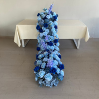 Produits les plus vendus : Guirlande de fleurs artificielles en gros pour arche de mariage, décorations de salle, centre de table