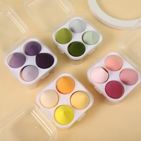 Lot de 4 éponges de maquillage professionnelles de luxe sans latex pour fond de teint – Vente en gros usine
