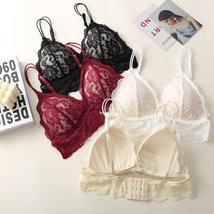 Women Embroidery Flower Lingerie <strong>Set</strong> Sexy Fancy Lace <strong>Bra</strong> <strong>Panty</strong> <strong>Set</strong> Push up <strong>Bra</strong> <strong>Set</strong> - Product Image 4