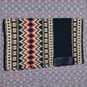 Vente en gros de coussins de selle de style anglais de qualité extrême laine néo-zélandaise avec doublure en fourrure de conception occidentale multicolore vente à chaud - Product Image 1