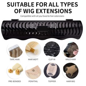 Outil de coiffure professionnel, support de rangement pour extensions de cheveux de grande capacité, support pour extensions de cheveux pour le coiffage - Product Image 5