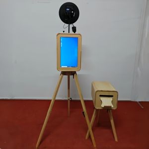 Stand d'impression <span class=keywords><strong>photo</strong></span> rétro vintage en bois, vente directe usine, pour événements de mariage, personnalisable, avec imprimante intégré<span class=keywords><strong>e</strong></span>, appareil <span class=keywords><strong>photo</strong></span> en libre-service - Product Image 6