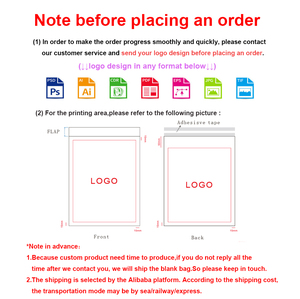 10x13inch chất lượng cao đào bưu phẩm tùy chỉnh in Rose Logo <span class=keywords><strong>Poly</strong></span> bưu phẩm bao bì nhựa Express Bag đối với quần áo - Product Image 5