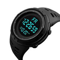 Reloj digital LED para hombre con cronógrafo, resistente al agua, duración de la batería de 2 años, correa de poliuretano, reloj deportivo 32