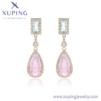 YSearring-1005 xuping-pendientes de cristal para mujer, joyería de importación de estilo europeo de china, fiesta de graduación, muestra gratis