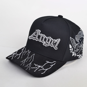 Bán buôn Chất lượng cao nhà thiết kế da lộn cong vành bông <span class=keywords><strong>Snapback</strong></span> Mũ bóng chày mũ tùy chỉnh 5 Bảng điều chỉnh gorras mũ thể thao cho nam giới - Product Image 6