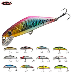 Leurre dur TAKEDO OEM 6CM 6G Minnow coulant avec billes sonores en tungstène, leurre <span class=keywords><strong>de</strong></span> pêche pour gros poissons à longue portée avec <span class=keywords><strong>VMC</strong></span> 10 #   Hameçon pour eau salée - Product Image 1