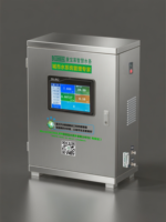 Monitor de Calidad del Agua Multiparamétrico de Montaje en Pared, Analizador en Línea de PH, OD, Turbidez, Cloro Residual, DQO, Amoníaco y Nitrógeno