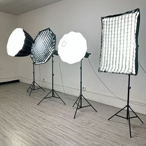 Faretto LED Professionale da 100W per Studio Fotografico, Luce Diurna con Treppiede per <span class=keywords><strong>Video</strong></span> <span class=keywords><strong>YouTube</strong></span> e Illuminazione Live - Product Image 3