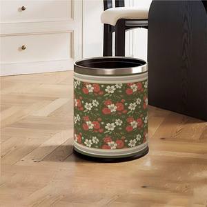 <span class=keywords><strong>Cubo</strong></span> de <span class=keywords><strong>basura</strong></span> de cuero grande de 10L estilo americano de mediados de siglo, <span class=keywords><strong>cubo</strong></span> sanitario de lujo con parte superior abierta para dormitorio y sala de estar - Product Image 5