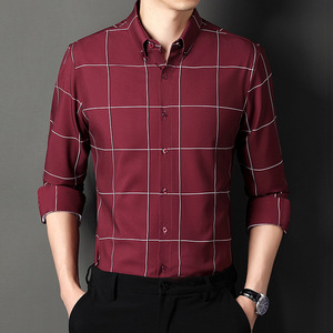 <span class=keywords><strong>Chemise</strong></span> d'affaires pour hommes à manches longues, style européen et américain, nouvelle collection printemps-été, vente en gros - Product Image 5