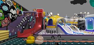 Parque de Trampolines Interior Personalizado para Niños, Área de Juegos Multiactividades para Centros de Entretenimiento Familiar - Product Image 5