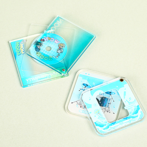 Custom NFC Acrylic <b>Record</b> Display <b>Stand</b> Transparent Thickened Personalized Music Card Holder Plastic Souvenir - Product Image 3