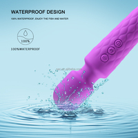 SacKnove Leistungsstarker Wiederaufladbarer Klitoris-Dildo Massage Handmassagegerät Silikon Mini AV-Stab Vibrator für Frauen Sexspielzeug für Erwachsene