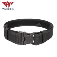 Ceinture tactique YAKEDA en nylon à dégagement rapide, avec pochettes pour bâton, système Molle, ensemble de 9 pièces, ceinture de service JPC pour la chasse en extérieur, ceinture tactique pour hommes