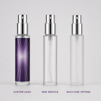 Flacon de parfum vide en gros 35 ml, atomiseur rechargeable style stylo avec capuchon doré, vaporisateur de voyage portable, emballage personnalisé aspect kraft