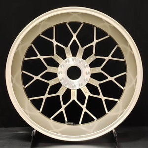 Jantes de course monobloc en aluminium forgé avec ancrages de rayons renforcés en titane pour la compétition professionnelle de drift et d'attaque chronométrée - Product Image 5