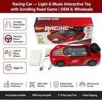 Neues Elektrisches Gaming-Sportwagen-Simulations-Interaktives Desktop-Spiel mit Beleuchtung und Sound, Rennwagen-Spielautomat