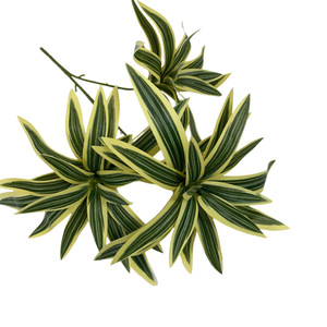 Artificial Wedding <b>Flowers</b> Eucalyptus Soft Rubber High Simulation <b>Single</b> Branch Outdoor Decor - Product Image 5