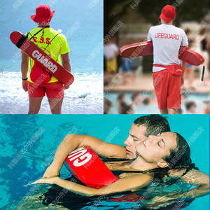 Yasian <b>Inflatable</b> Life Buoy NBR High Buoyancy Bar Red Rectangular Water <b>Float</b> Outdoor Snorkeling Equipment - Product Image 2