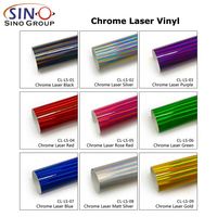 LS-02 Hologram lazer krom gümüş mükemmel kalite folyo hava kabarcık ücretsiz vinil araç örtüsü Film tüm araba folyo sarma