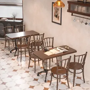 Modern light luxury buffet restaurant restaurant furniture supplier bars wooden restaurant sets